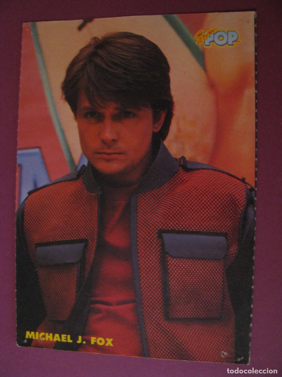 Cine: POSTAL DEL ACTOR MICHAEL J. FOX. DE LA REVISTA SUPER POP