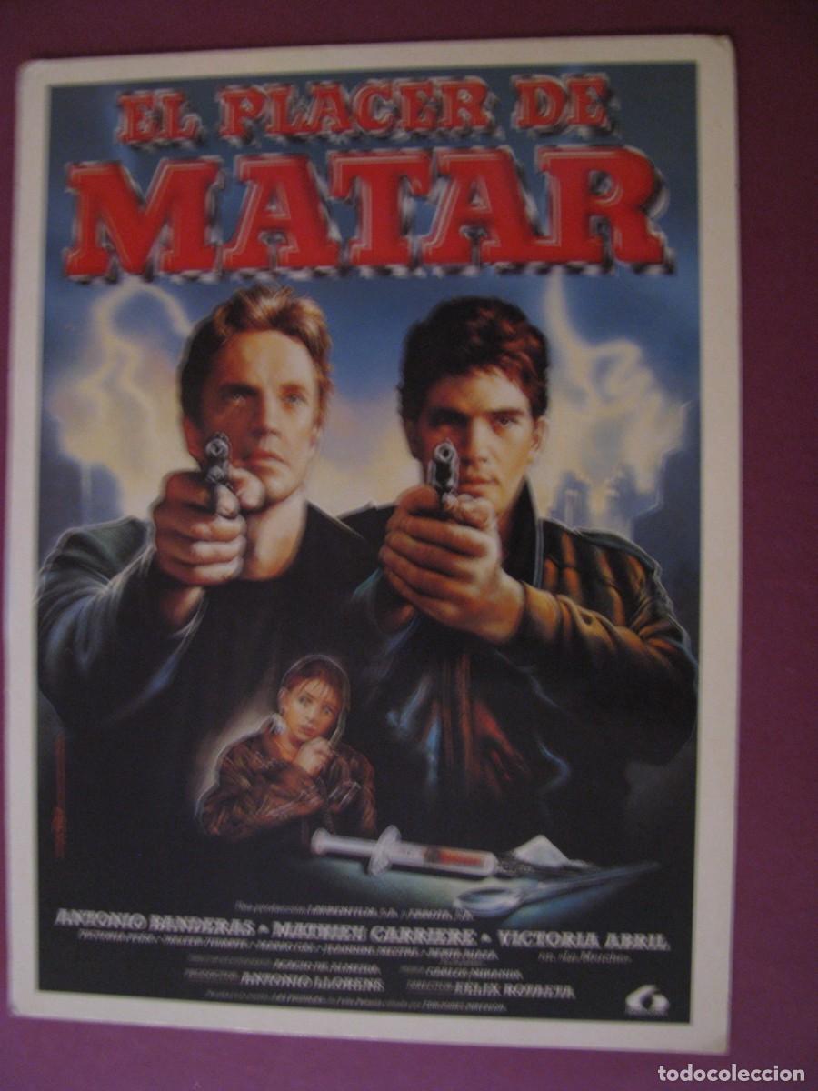 Cine: POSTAL DE LA PELICULA EL PLACER DE MATAR.