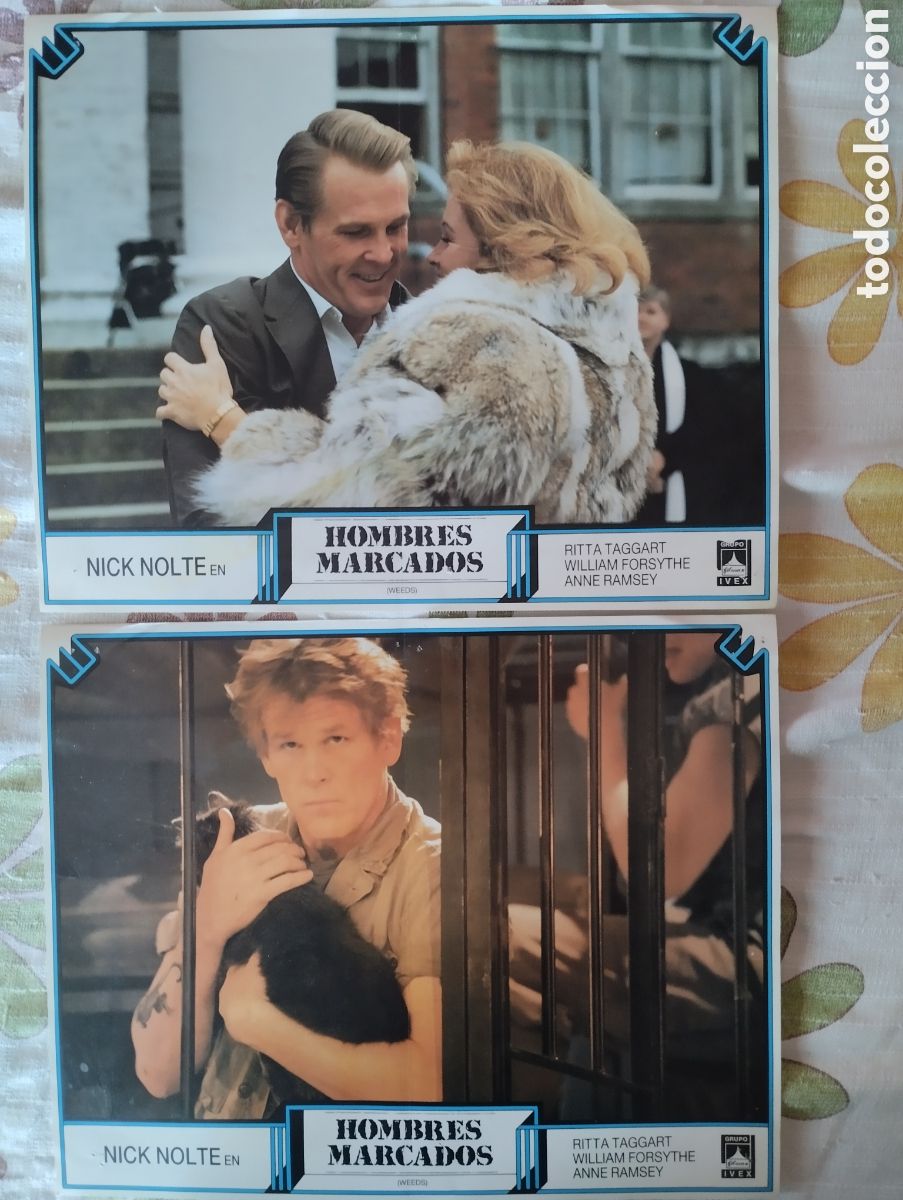 Cine: 10 FOTOCROMOS - HOMBRES MARCADOS - SET COMPLETO