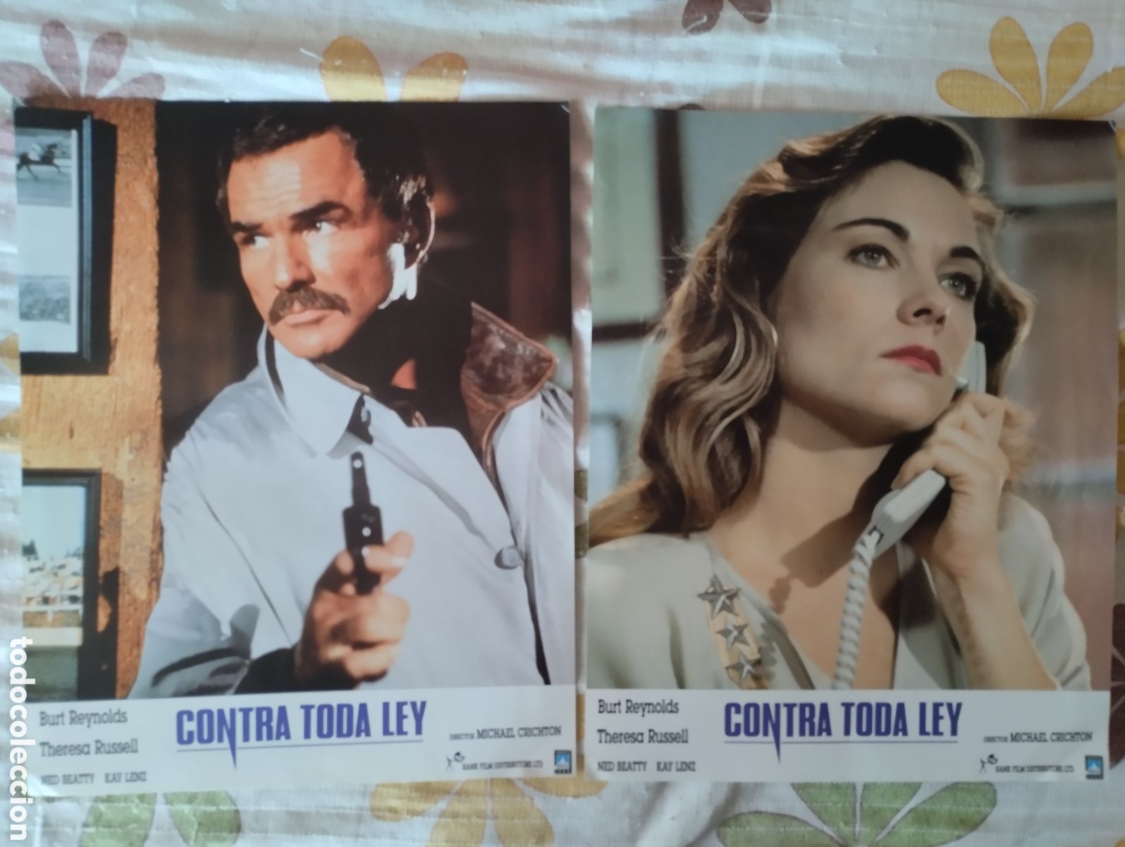 Cine: 10 FOTOCROMOS - CONTRA TODA LEY - SET COMPLETO