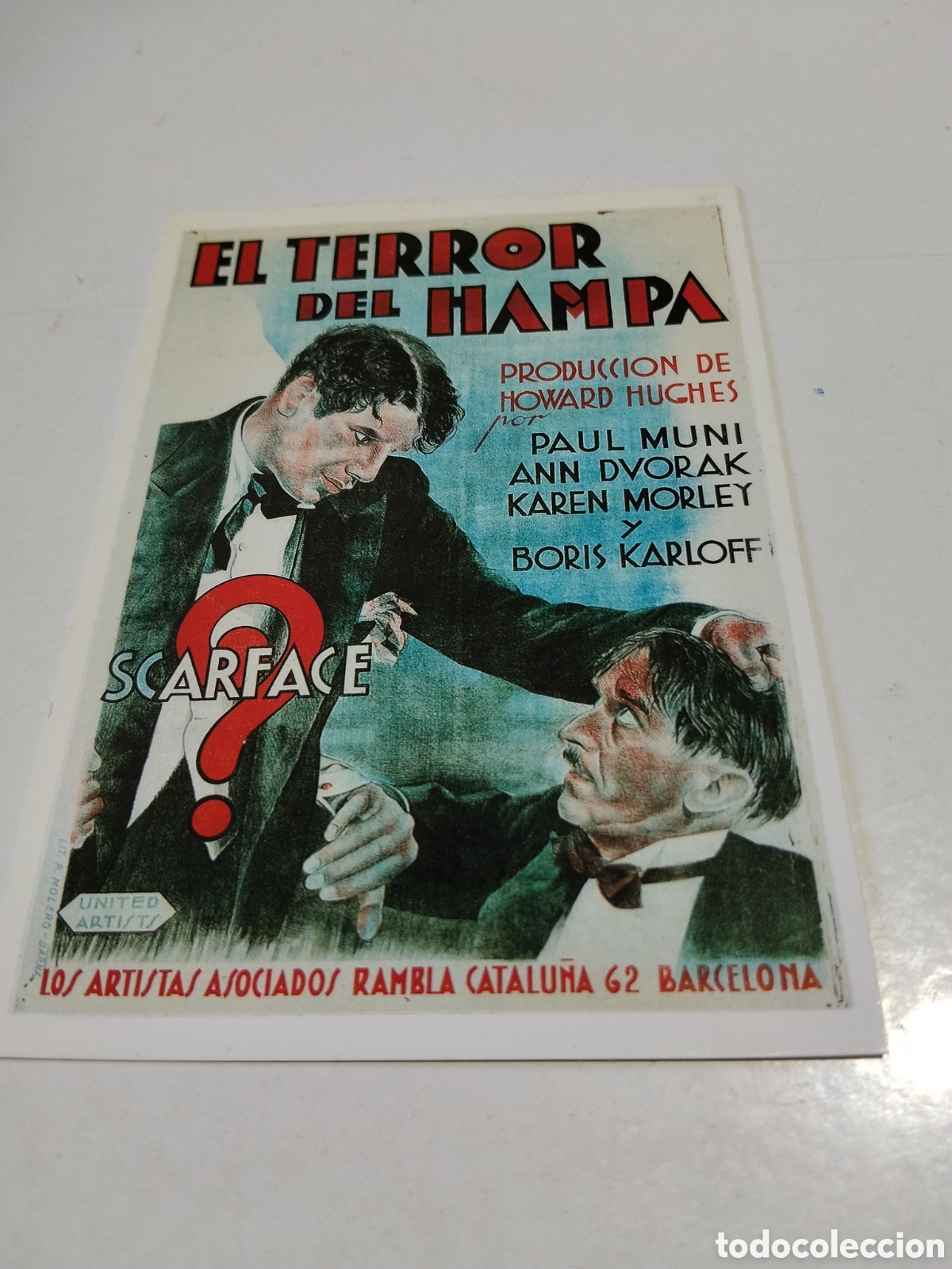 Cine: Postal cine el Terror del Hampa
