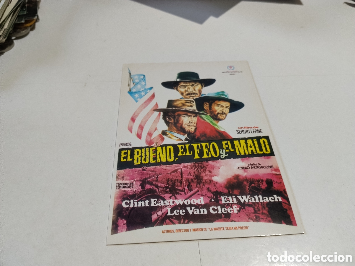 Cine: Postal cine El Bueno El Feo y El Malo