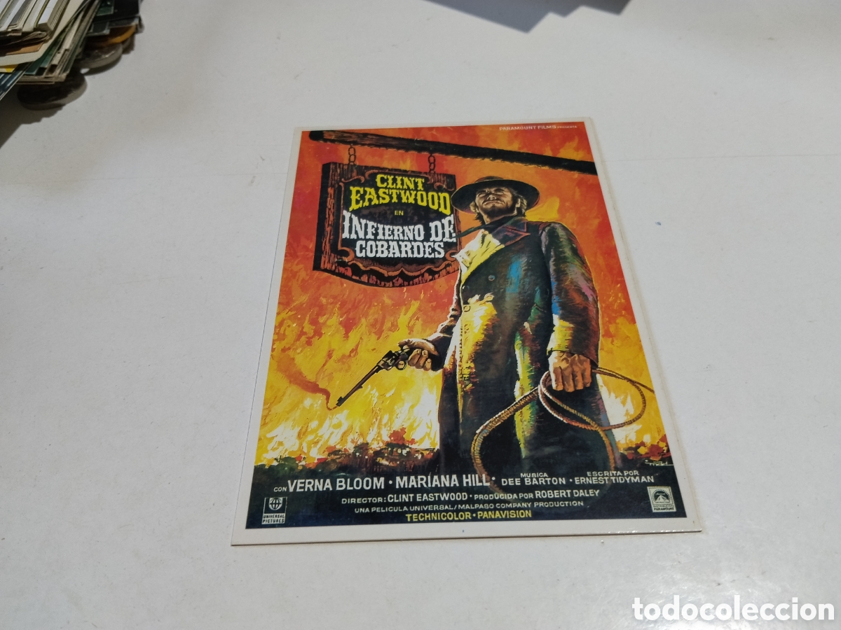 Cine: Postal cine infierno de cobardes, Clint Eastwood
