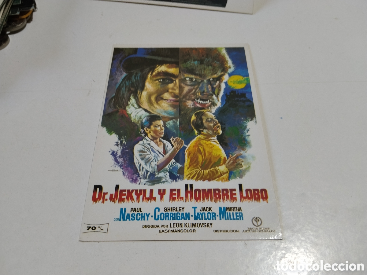 Cine: Postal cine Dr.Jekyll y El hombre lobo