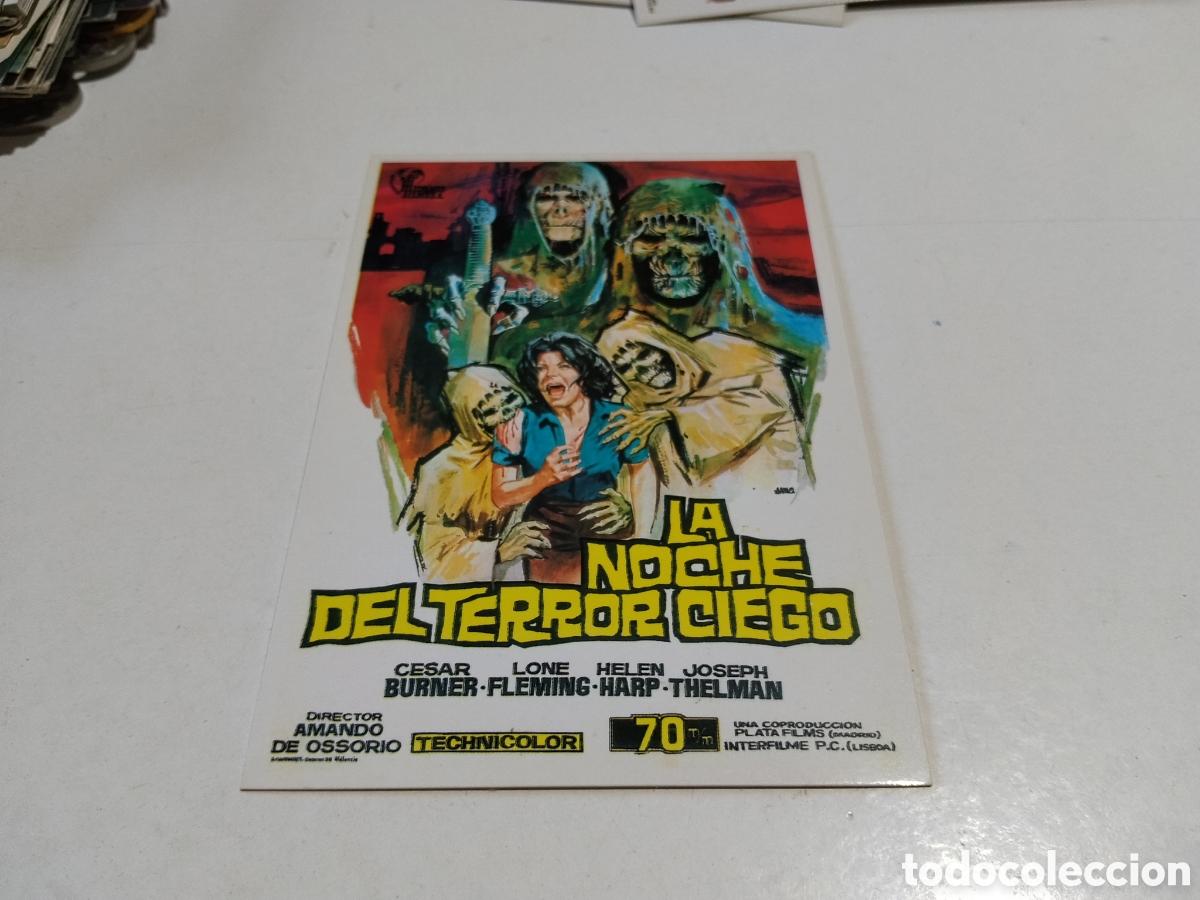 Cine: Postal cine La noche del terror ciego