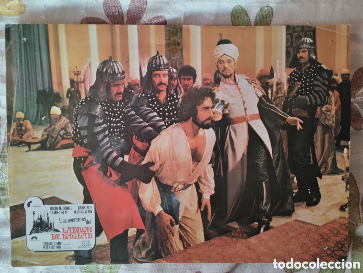 Cine: 11 FOTOCROMOS - LAS AVENTURAS DEL LADRON DE BAGDAG