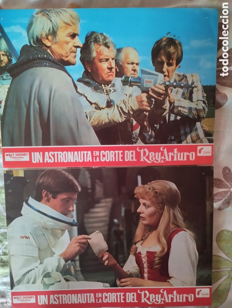 Cine: 2 FOTOCROMOS - UN ASTRONAUTA EN LA CORTE DEL REY ARTURO