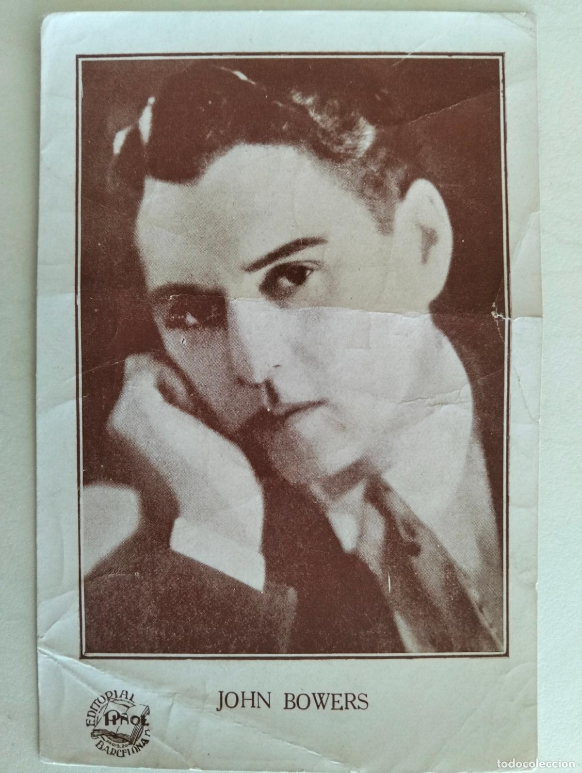 Cine: FOTOGRAFIA, JOHN BOWERS, EDITORIAL PI&Ntilde;OL, BARCELONA, A&Ntilde;OS 30