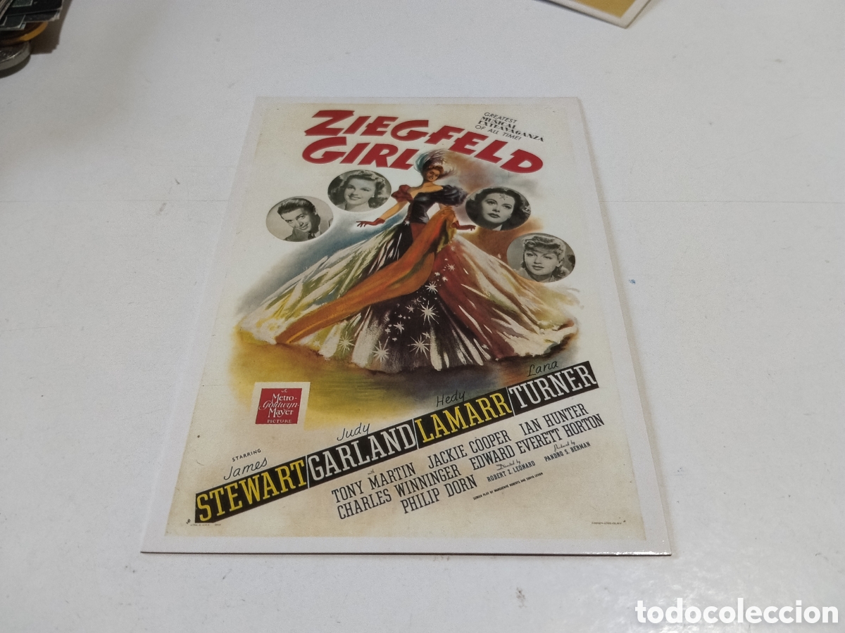 Cine: Postal cine Ziegfeld girl