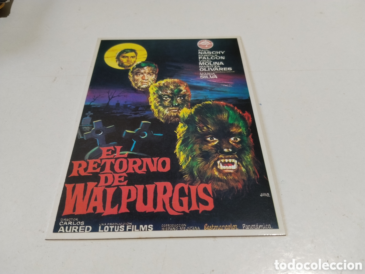 Cine: Postal cine El Retorno de Walpurgis