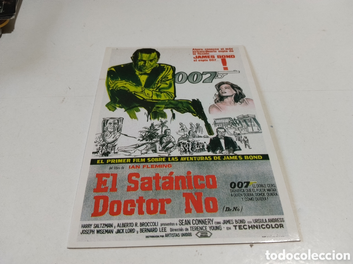 Cine: Postal cine James Bond 007 El Sat&aacute;nico Doctor No