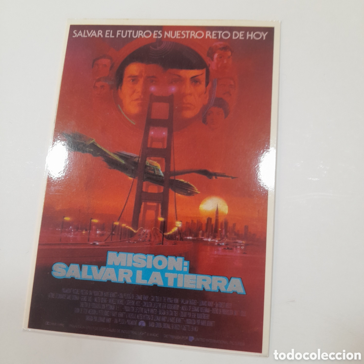 Cine: Postal Star Trek Mision: salvar la tierra