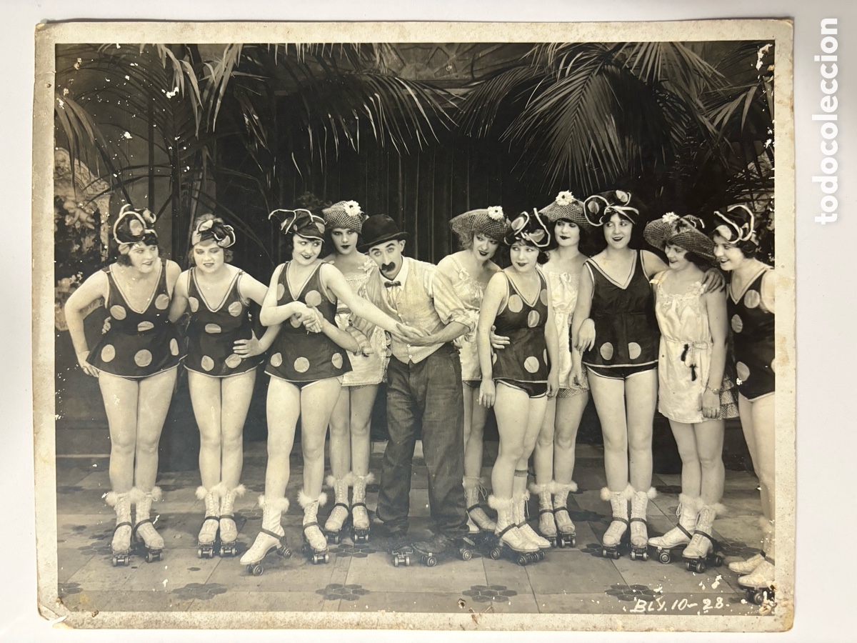 Cine: Foto original Fox clyde cook con bailarinas cortometraje mudo