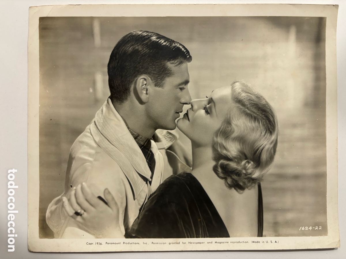 Cine: Foto original Paramount de Gary Cooper y Madeleine Carroll