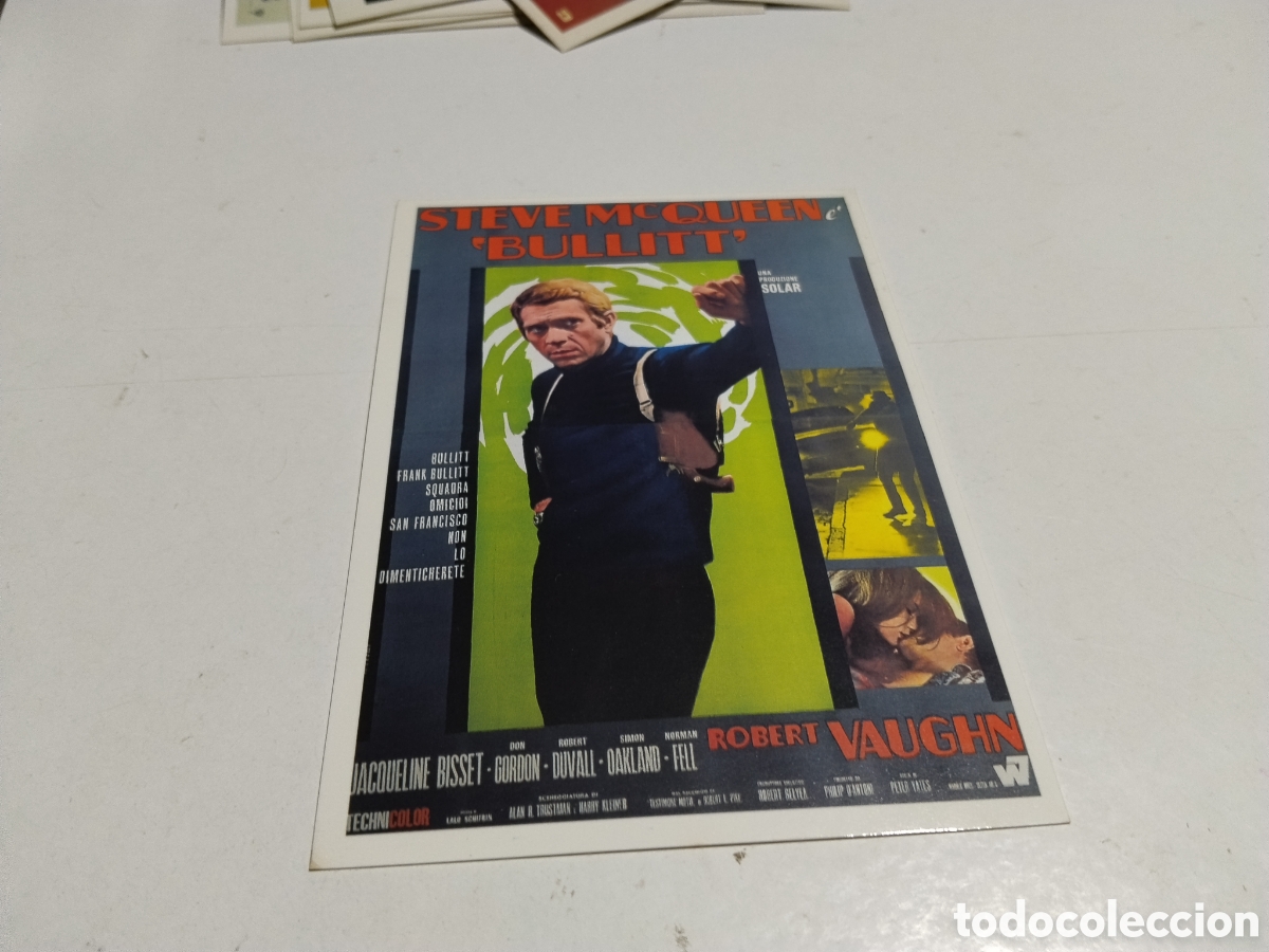 Cine: Postal cine Bullit, Steve McQueen