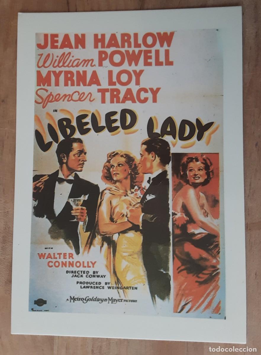 Cine: LIBELED LADY( UNA MUJER DIFAMADA),JEAN HARLOW, WILLIAM POWELL, MYRNA LOY, SPENCER TRACY.