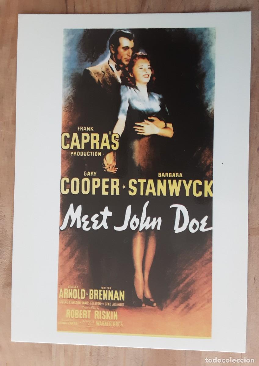 Cine: MEET JOHN DOE ( JUAN NADIE) GARY COOPER, B&Aacute;RBARA STANWYCK.