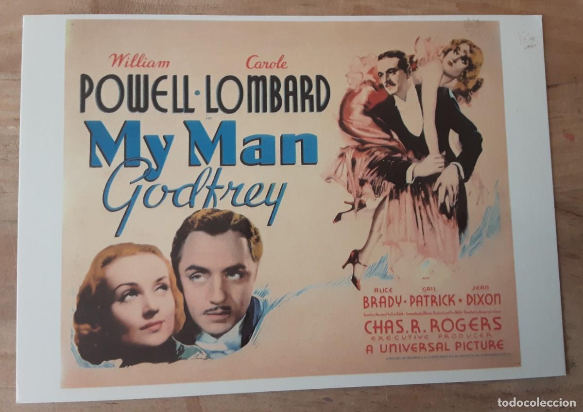 Cine: MY MAN GODFREY ( AL SERVICIO DE LAS DAMAS) WILLIAM POWELL, CAROLE LOMBARD.