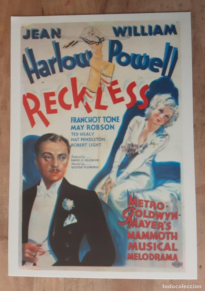 Cine: RECKLESS ( LA IND&Oacute;MITA) JEAN HARLOW, WILLIAM POWELL, FRANCHOT TONE.