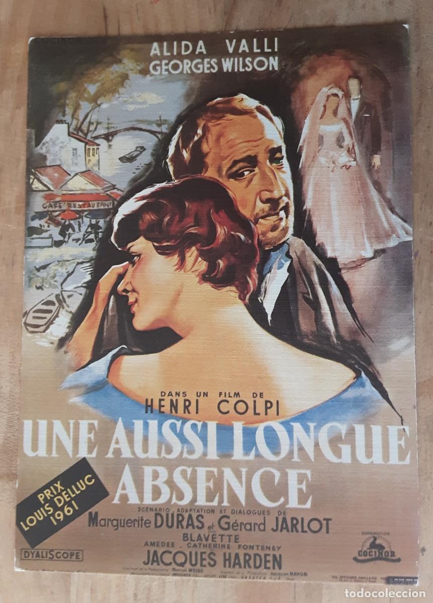 Cine: UNE AUSSI LONGUE ABSENCE ( UNA LARGA AUSENCIA) ALIDA VALLI, GEORGES WILSON.