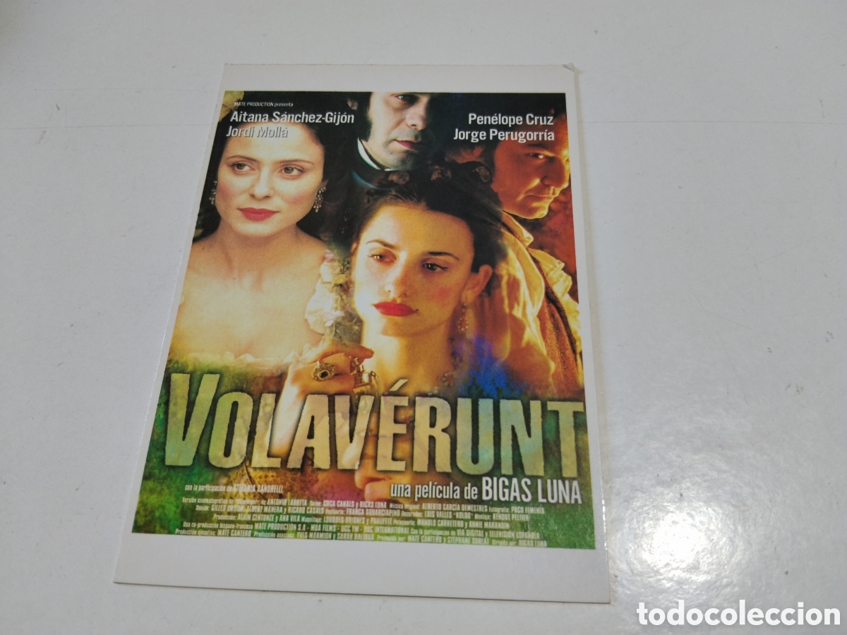Cine: Postal cine Volav&eacute;runt de Bigas Luna
