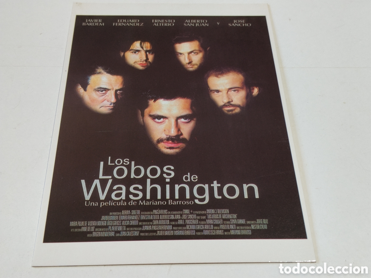 Cine: Postal Cine Los Lobos de Washington , Javier Bardem