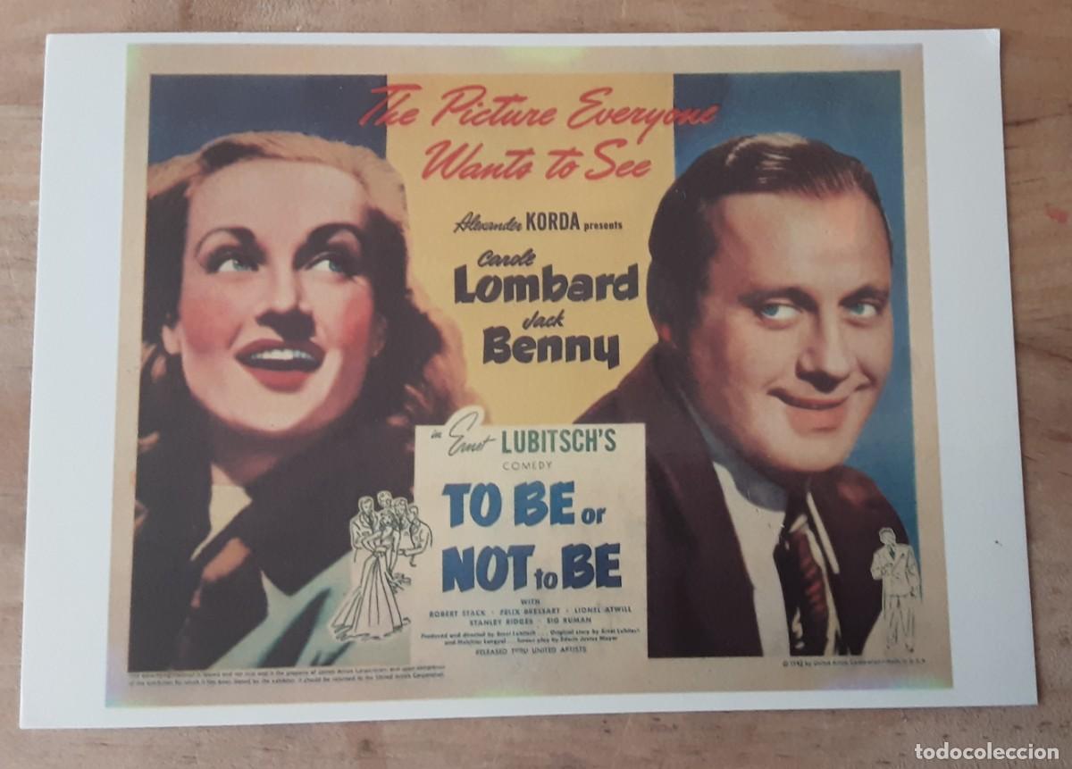 Cine: TO BE OR NOT TO BE (SER O NO SER), CAROLE LOMBARD, JACK BENNY.
