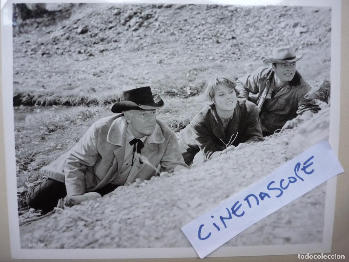 Cine: duelo en la alta sierra - foto original b/n - Sam Peckinpah Joel McCrea Mariette Hartley