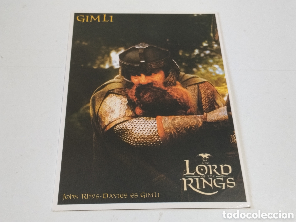 Cine: Postal Cine The Lord of The Rings John Rhys-Davies es Gimli