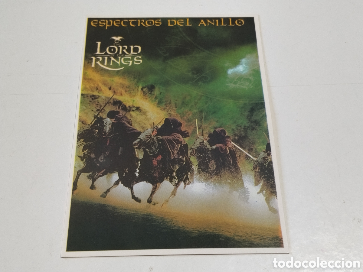 Cine: Postal Cine The Lord of The Rings Espectros del Anillo