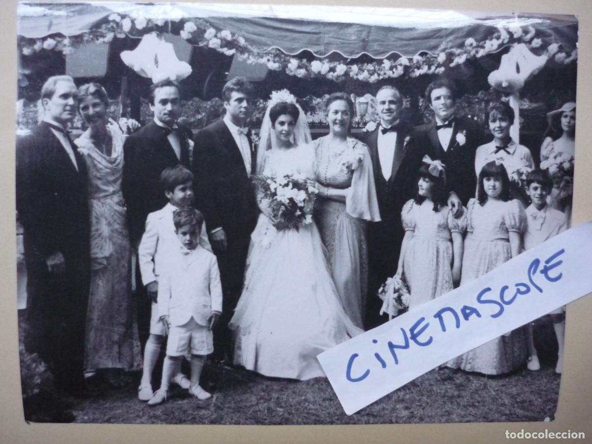 Cine: el padrino - foto original b/n - francis f. coppola marlon brando The Godfather