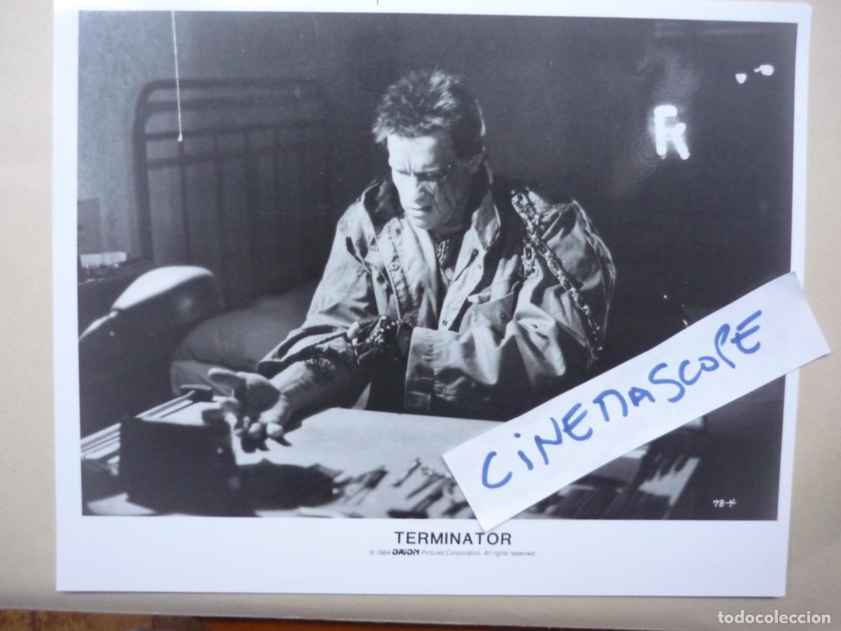 Cine: terminator - foto original b/n - Arnold Schwarzenegger - James Cameron film