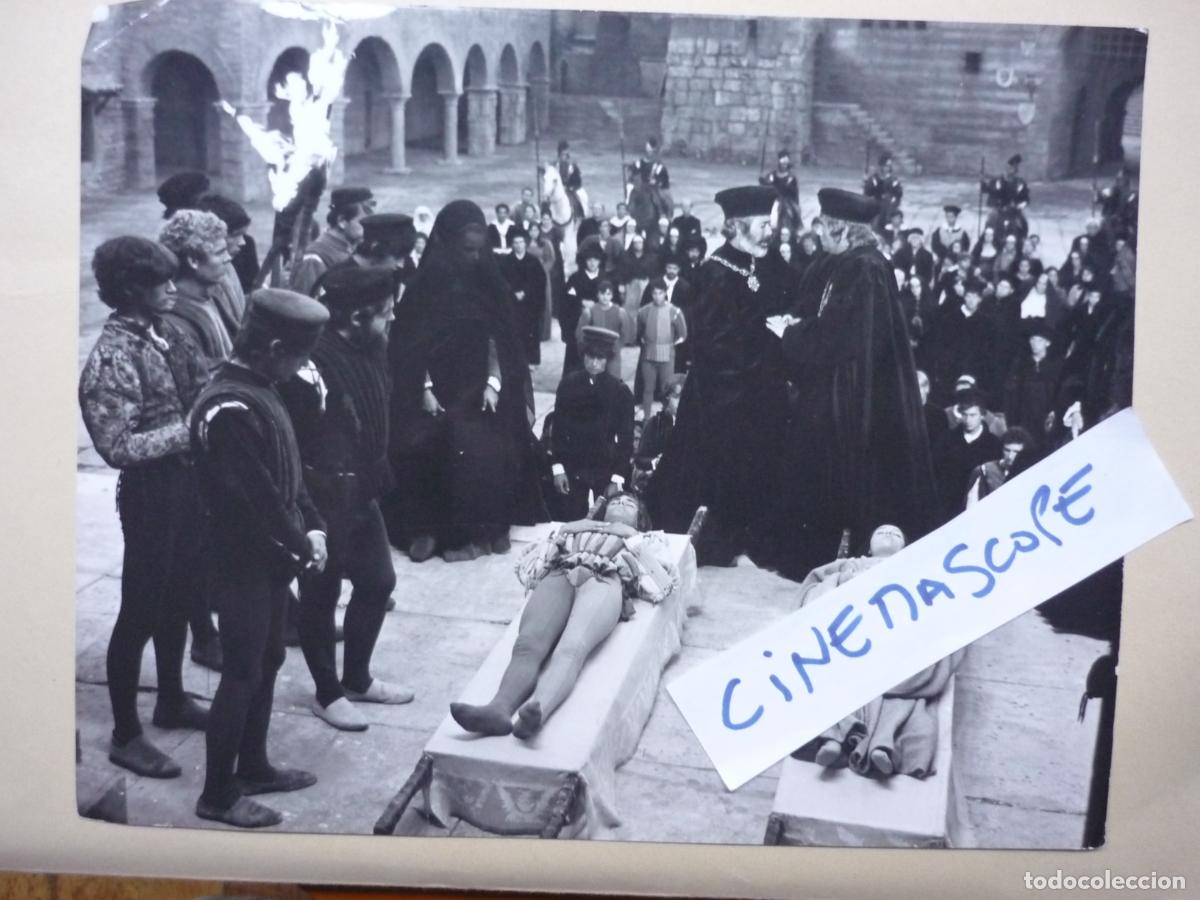 Cine: romeo y julieta - foto original b/n - Olivia Hussey Leonard Whiting - franco zeffirelli film