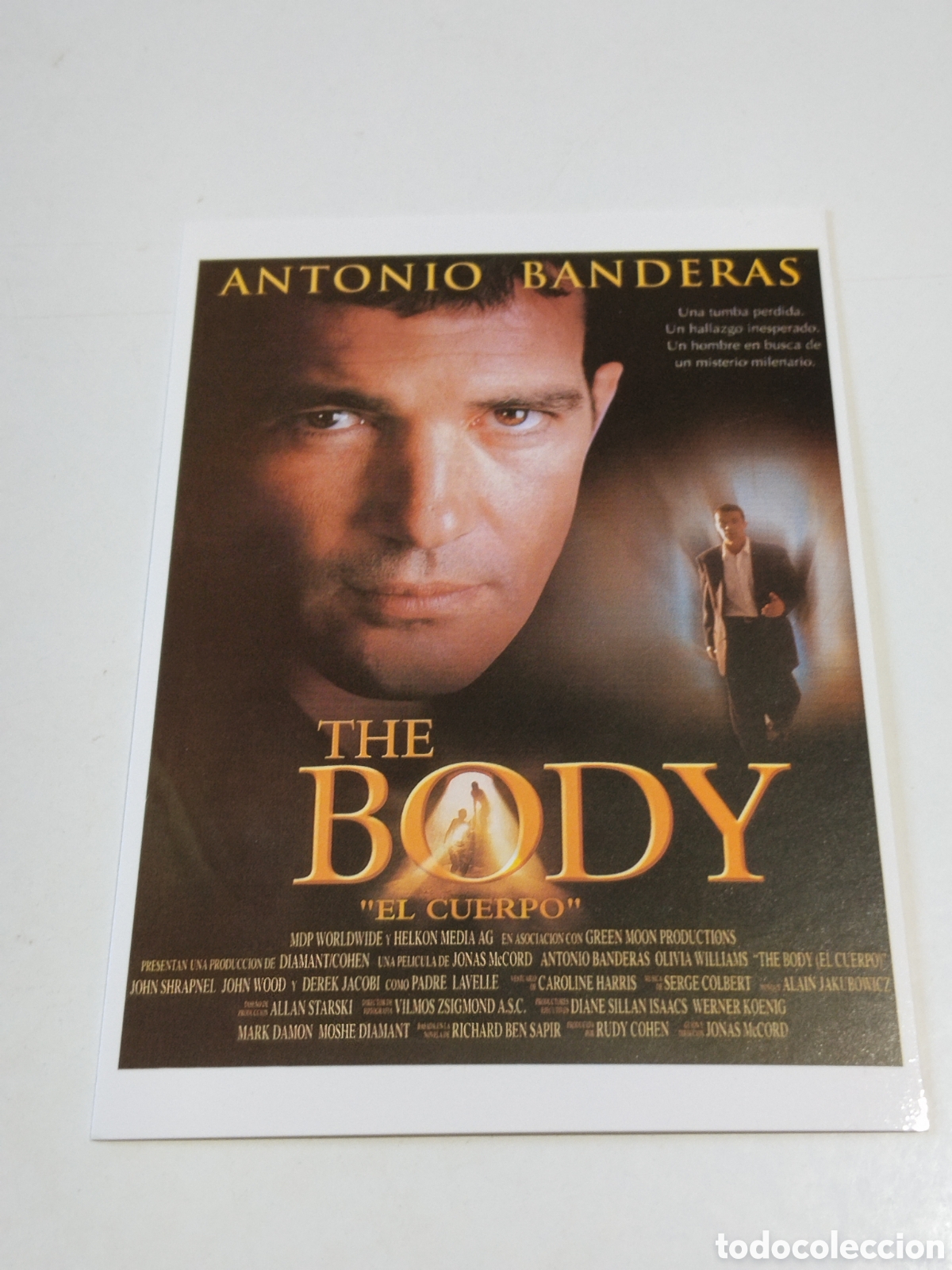 Cine: Postal Cine The Body , El Cuerpo Antonio Banderas