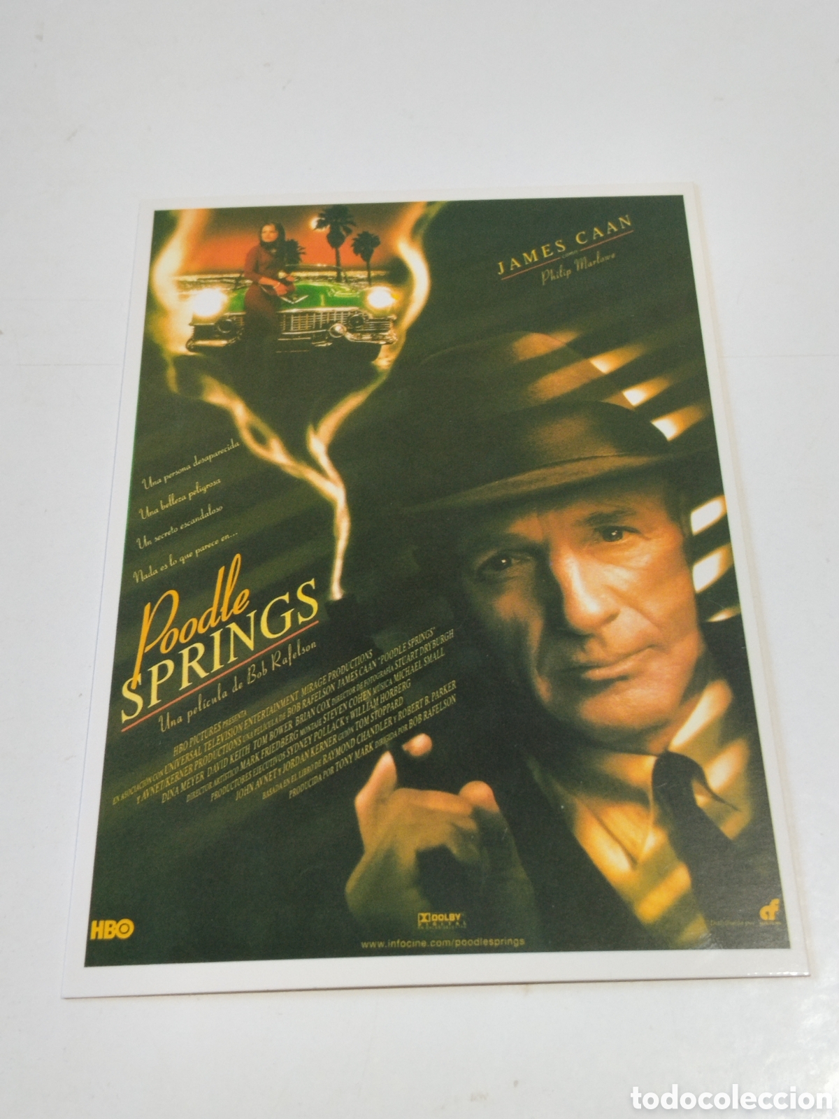 Cine: Postal Cine Poodle Springs de Bob Rafelson