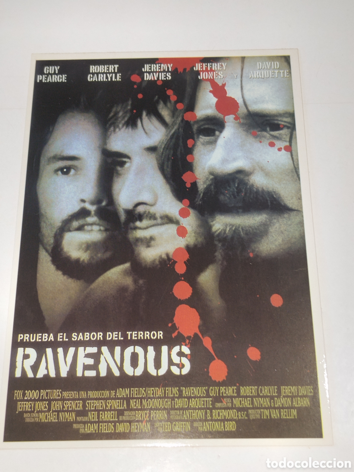 Cine: Postal Cine Prueba el sabor del terror Ravenous