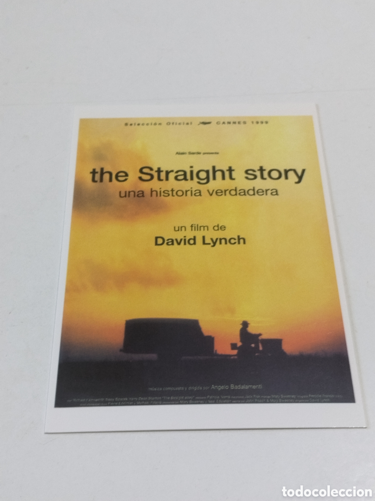 Cine: Postal Cine The Straigth story de David Lynch