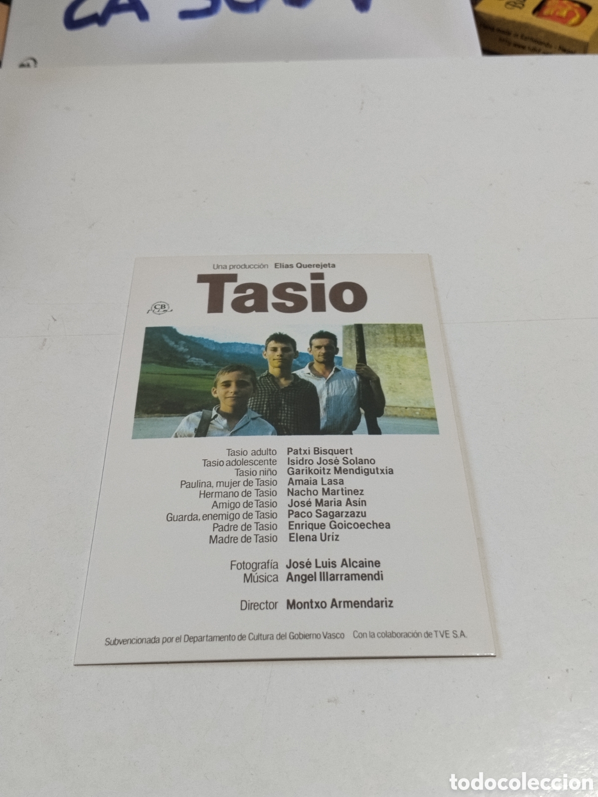 Cine: Postal Cine Tasio de El&iacute;as Querejeta