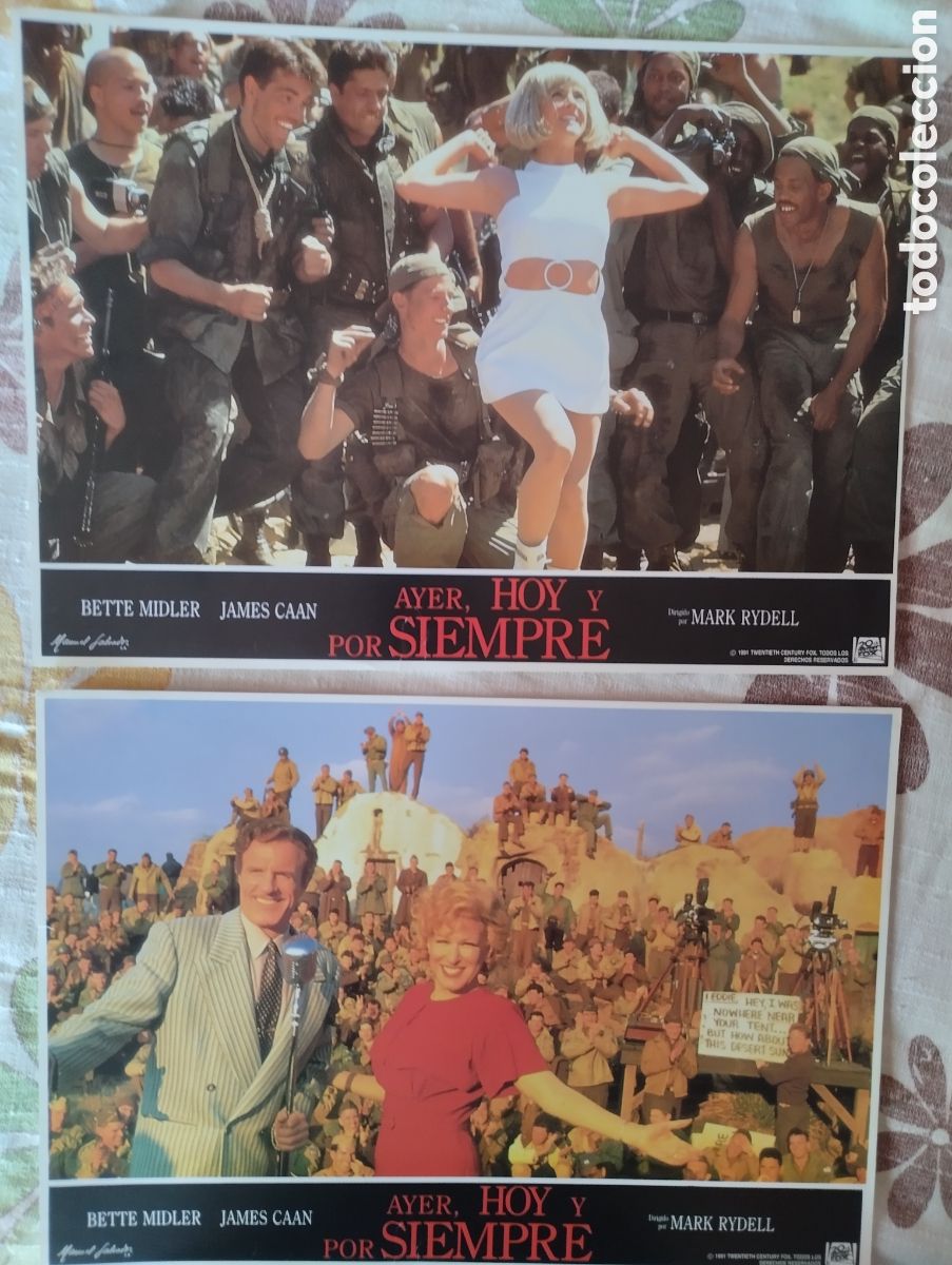 Cine: 2 FOTOCROMOS - AYER HOY Y POR SIEMPRE