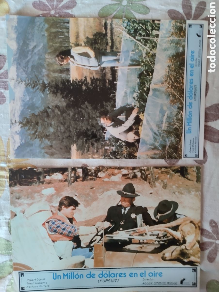Cine: 2 FOTOCROMOS - UN MILLON DE DOLARES EN EL AIRE