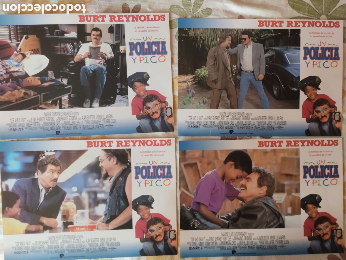 Cine: 4 FOTOCROMOS - UN POLIC&Iacute;A Y PICO