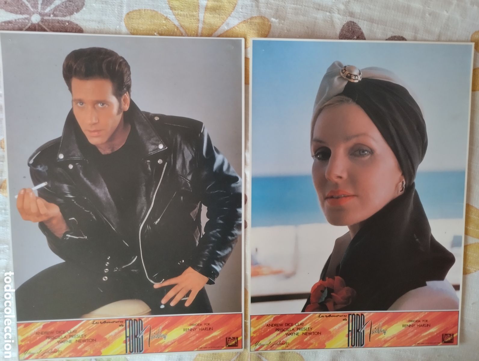 Cine: 2 FOTOCROMOS - LAS AVENTURAS DE FORD FAIRLAND
