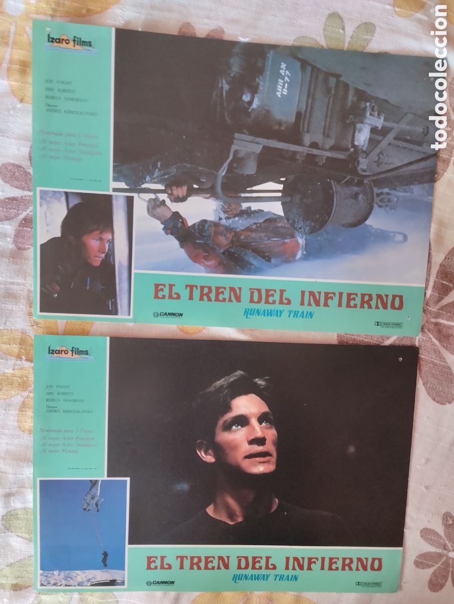 Cine: 2 FOTOCROMOS - EL TREN DEL INFIERNO