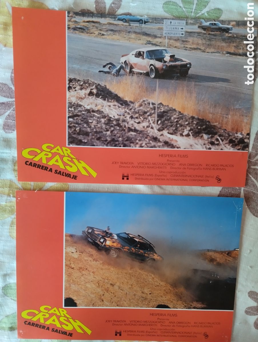 Cine: 6 FOTOCROMOS - CAR CRASH