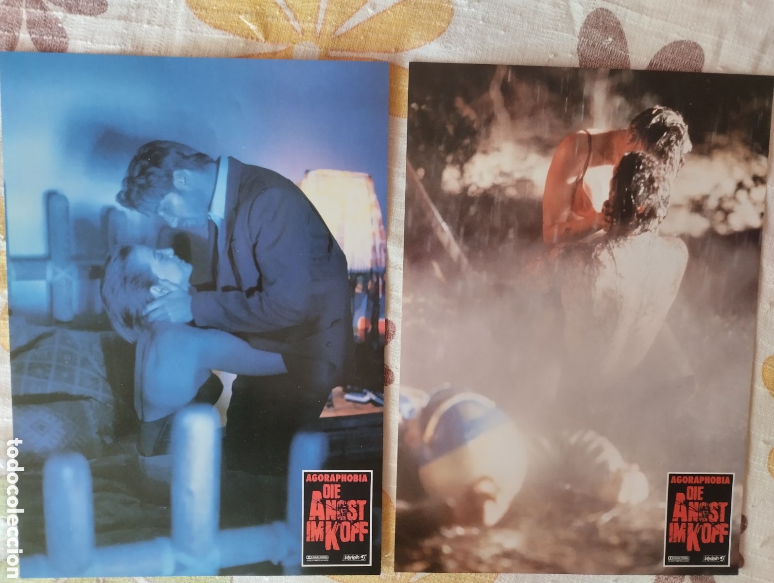 Cine: 12 LOBBY CARDS EN ALEMAN - AGORAFOBIA EL MIEDO EN LA CABEZA 1982