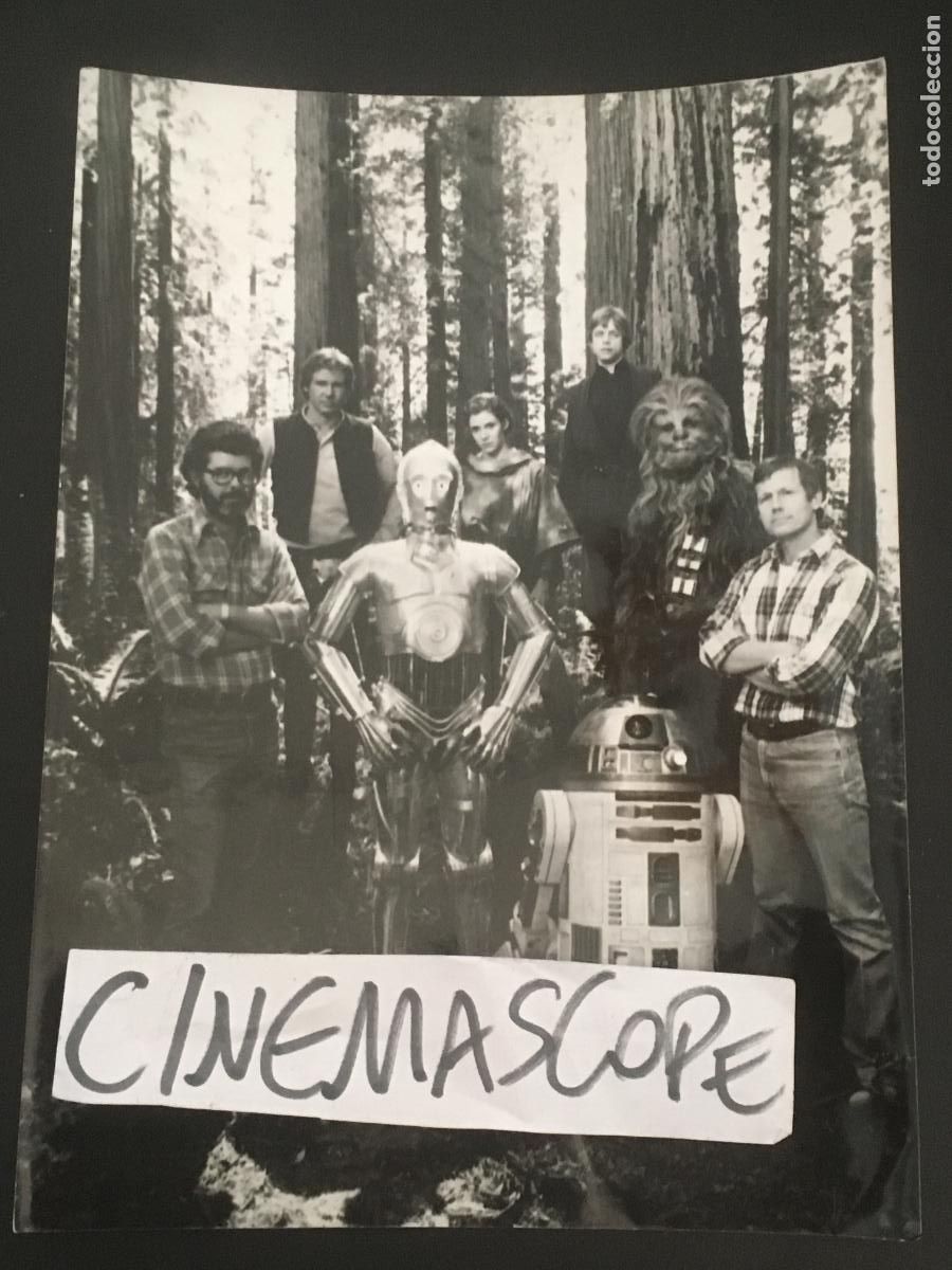 Cine: star wars el retorno del jedi return jedi rodaje foto original antigua