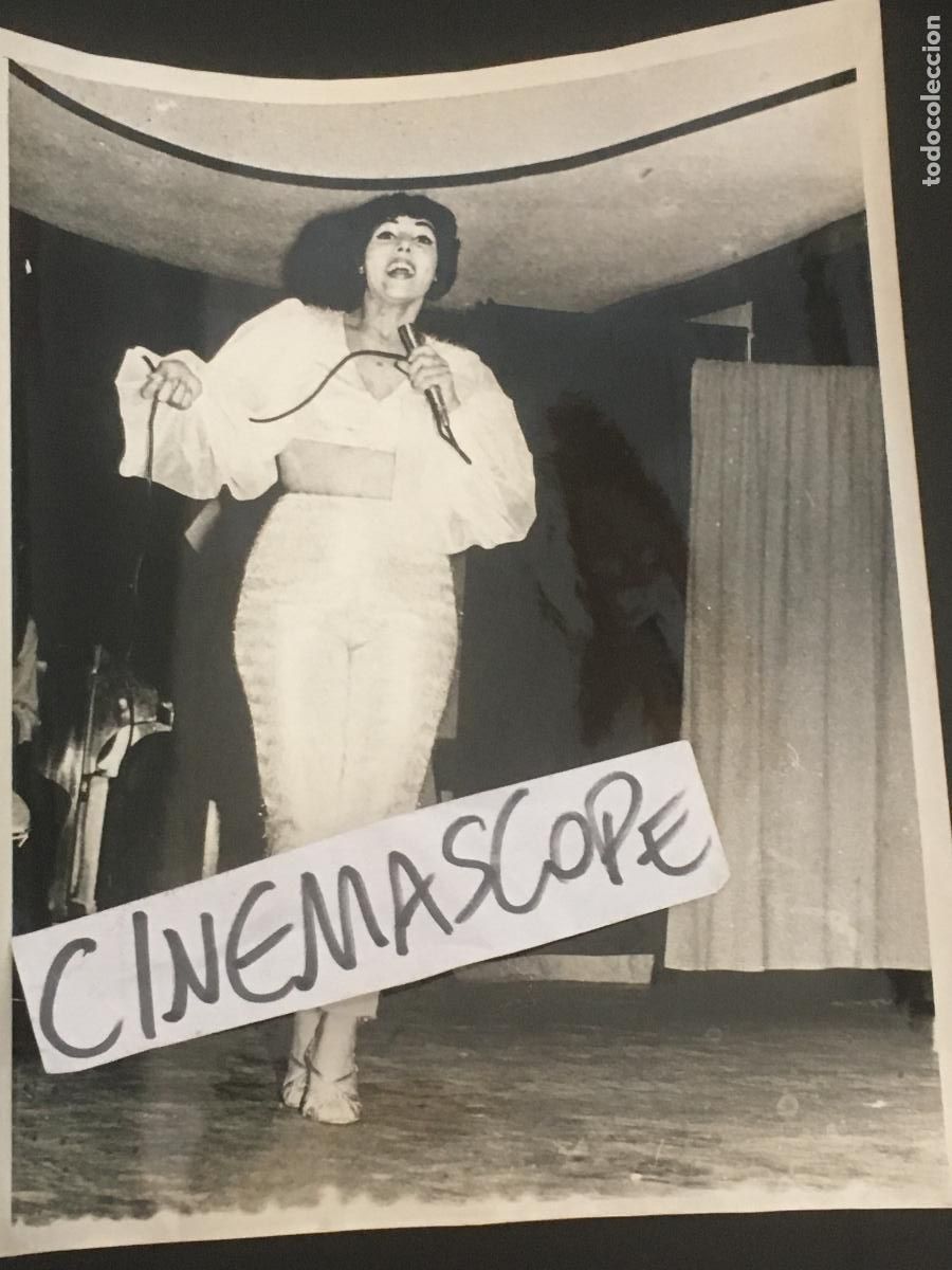 Cine: alma costello actriz vedette cantante revista music hall foto original antigua