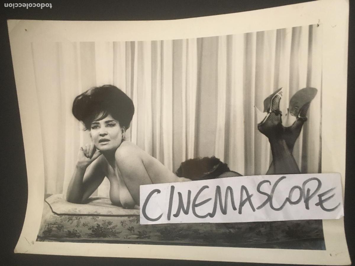 Cine: grupo los principes actriz vedette cantante revista music hall foto original antigua desnudo