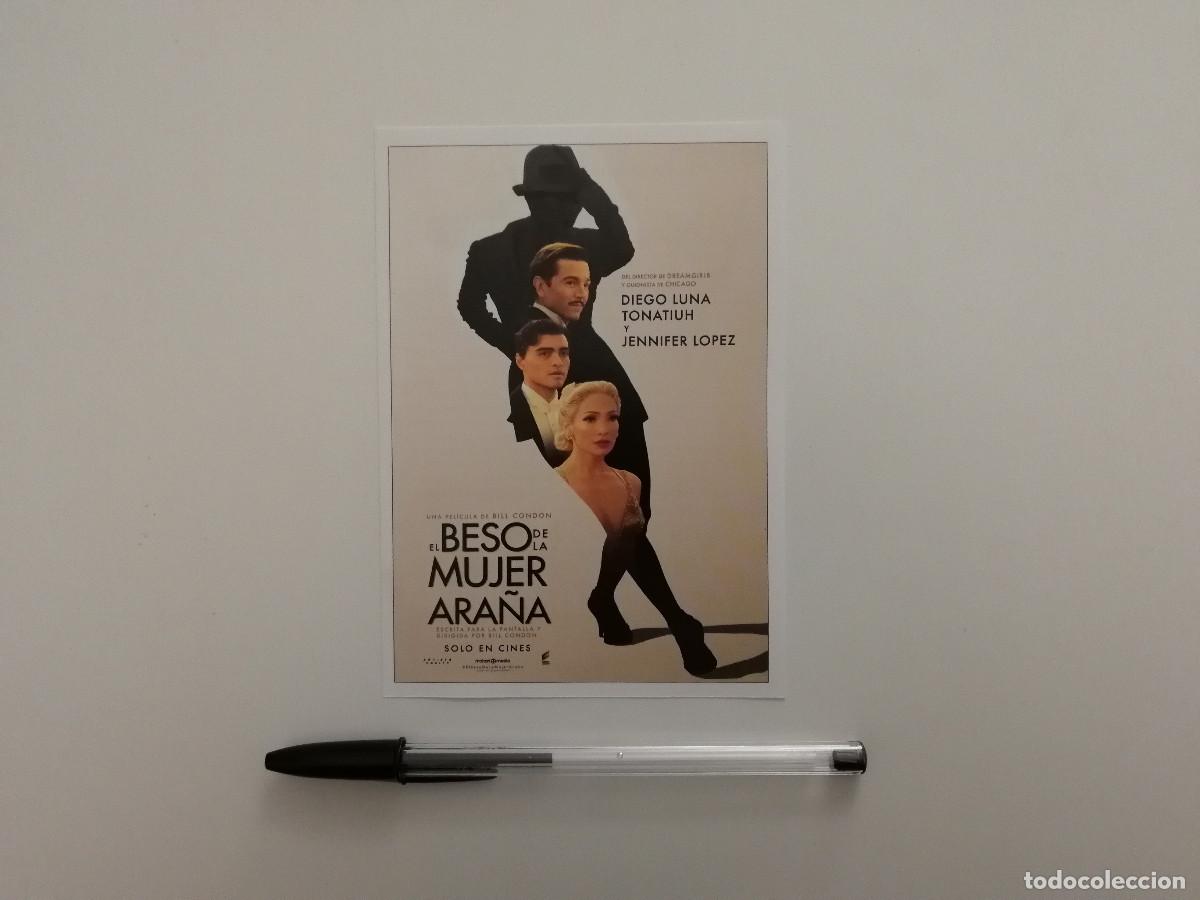 Cine: FICHA COLECCIONABLE -10*15- EL BESO DE LA MUJER ARA&Ntilde;A - JENNIFER LOPEZ - DIEGO LUNA