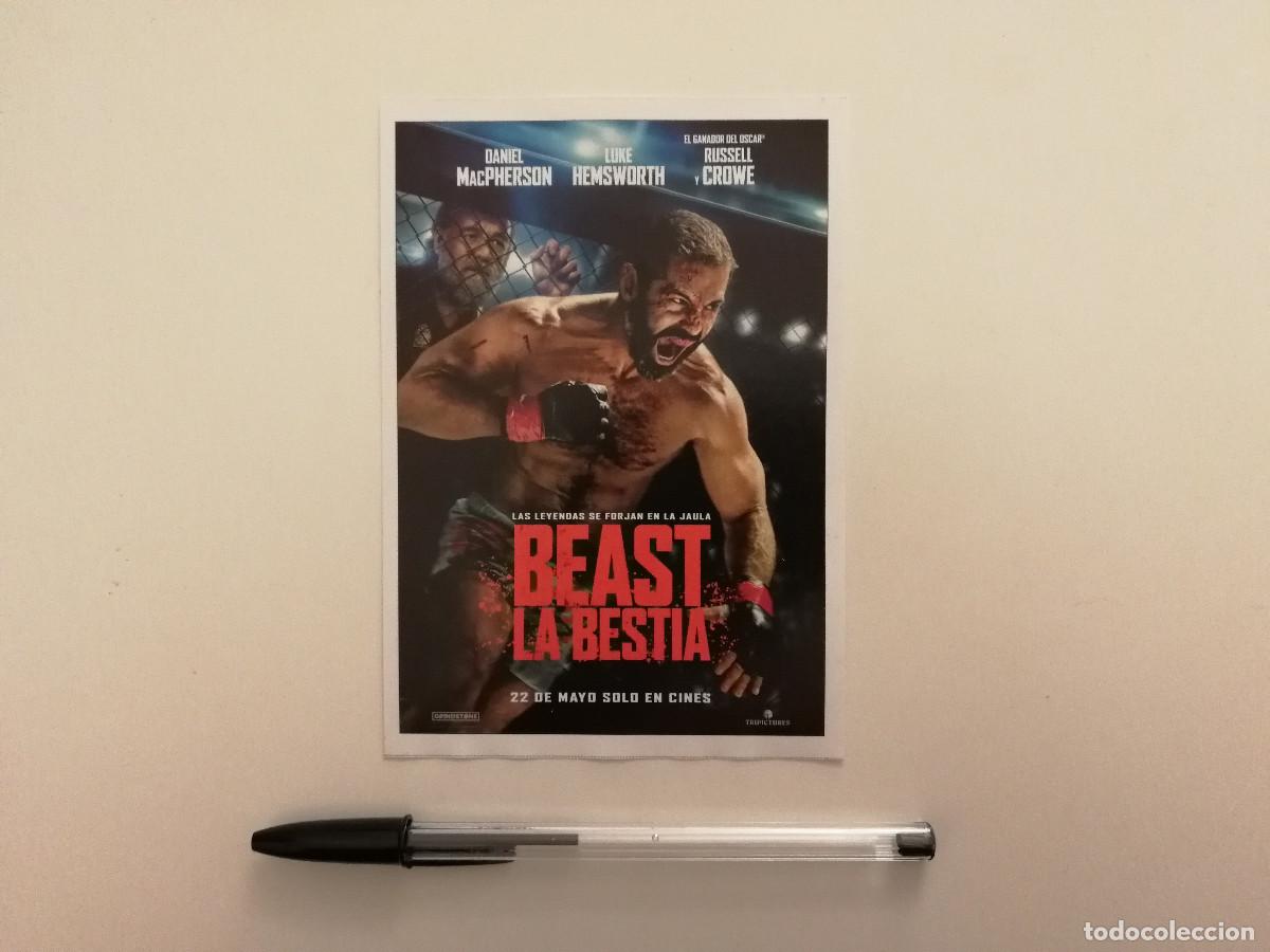 Cine: FICHA COLECCIONABLE -10*15- BEAST LA BESTIA - Tyler Atkins